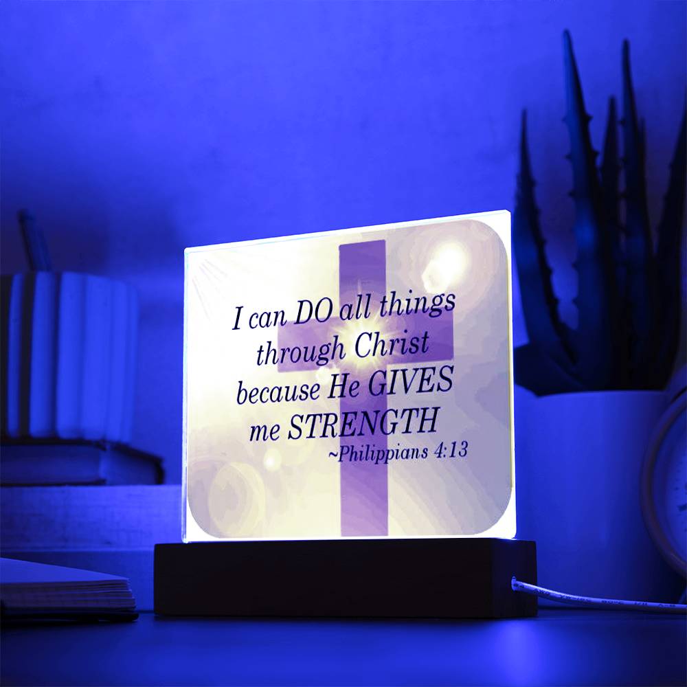 Personalize Acrylic Plaque with LED