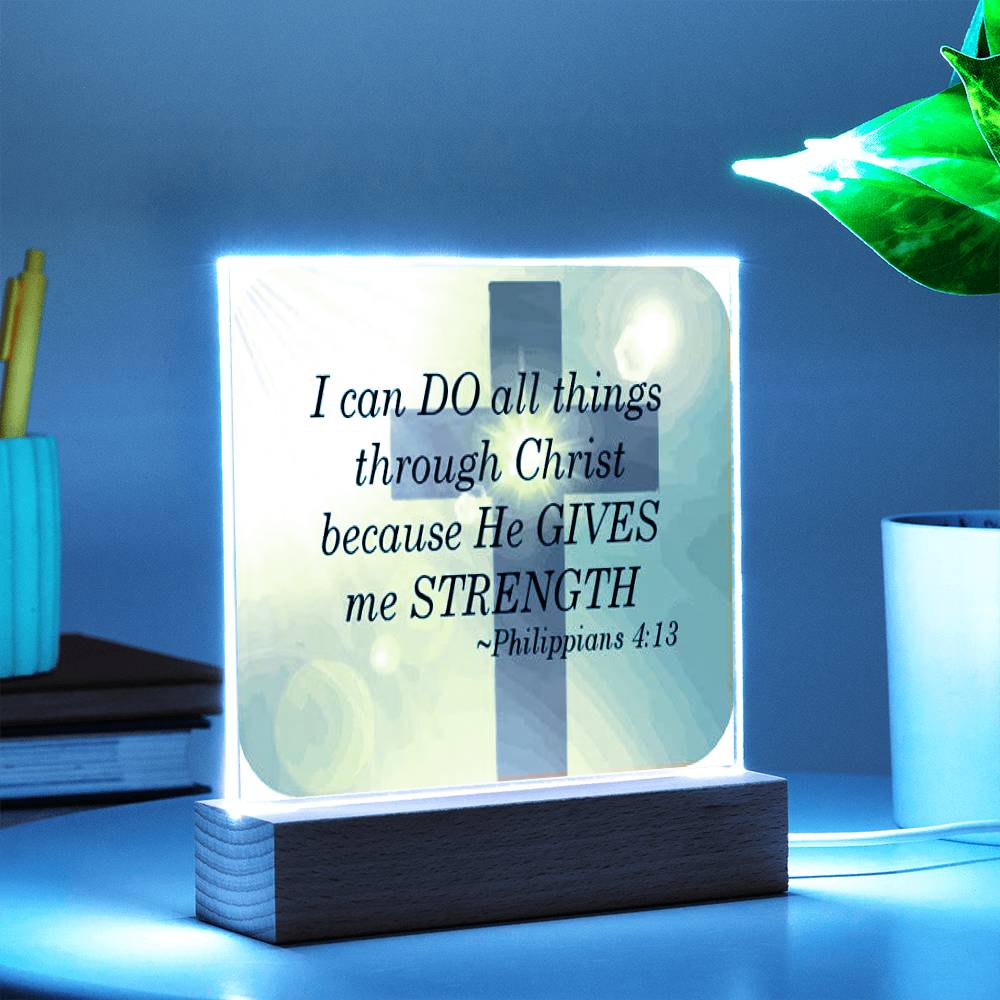 Personalize Acrylic Plaque with LED